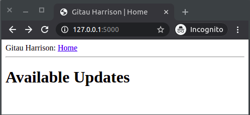 Template Inheritence In Flask